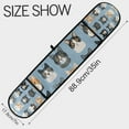 thumbnail image 3 of Yayeee Double Oven Mitt Kitchen Heat Resistant Baking 35" x7" Quilted Glove, Cartoon Cute Cat, 3 of 6