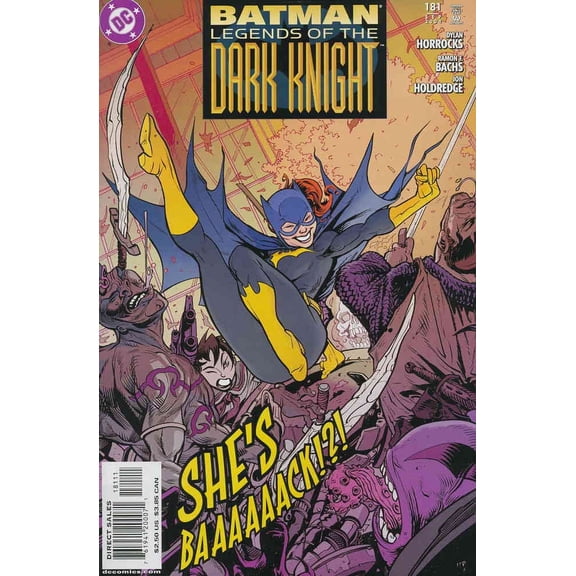 Batman: Legends of the Dark Knight #181 VF ; DC Comic Book