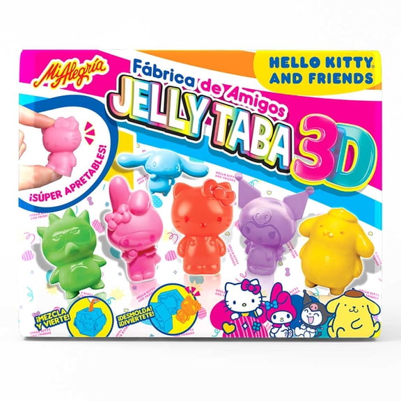 Fábrica Taba Skuishies 3D Hello Kitty Mi Alegría Crea y Decora