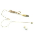 thumbnail image 6 of Beige Single Earhook Headset Headworn Microphone 4-Pin XLR for Shure Wireless, 6 of 7