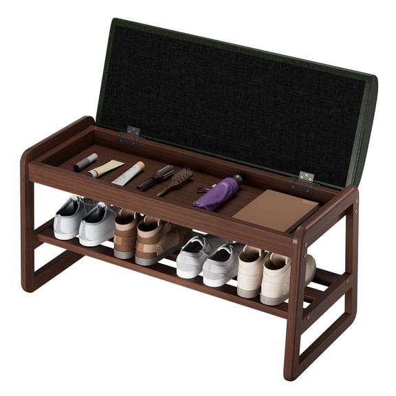 Hyasfey Entrance Bench with Hidden Storage for Hallway Front Door Living Room