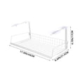 thumbnail image 2 of CIMAXIC Cable Management Rack Under Table Cord Holder Cable Management Shelf Cable Storage Rack,17.52"X8.46"X6.69", 2 of 4
