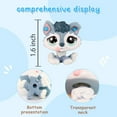 thumbnail image 3 of Mini Pet Shop Husky Puppy #2036 with Accessory,Cute Little Animal Figurine Toys, 3 of 8