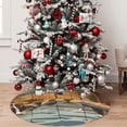thumbnail image 5 of Picia Tranquil Garden Landscape Print Christmas Tree Skirt , Christmas Tree Skirt Ornaments for Merry Christmas Holiday Party Decorations Indoor Outdoor-30", 5 of 7