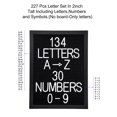 thumbnail image 2 of G GAMIT Juego de letras de tablero de letras de fieltro - 227 piezas de letras de 2 pulgadas de alto para tableros de letras, 2 of 5