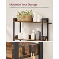 VASAGLE 3Tier over the toilet storage Bathroom Storage Shelf Organizer
