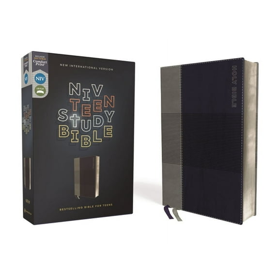 Niv, Teen Study Bible (for Life Issues You Face Every Day), Leathersoft, Blue, Comfort Print, (Hardcover)