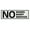 Lt Gray, variant on No Shoes No Shirt No Service Door / Wall Sign - Dark Brown - Small