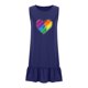 thumbnail image 3 of Faldas Cortas para las Mujeres Sexy Corazón Impresión Vestido sin Mangas, Cuello Redondo Falda Plisada con Bolsillo Y Empalme, 3 of 6