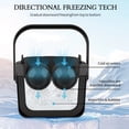 thumbnail image 3 of Ocalpur Clear Ice Ball Maker Mold, 4×2.4" Round Ice Balls, Silicone Tray with Lid, Easy Release for Whiskey, Black, 3 of 8