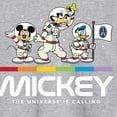 thumbnail image 3 of Mickey & Friends - The Universe Is Calling - Men's Long Sleeve T-Shirt, 3 of 5