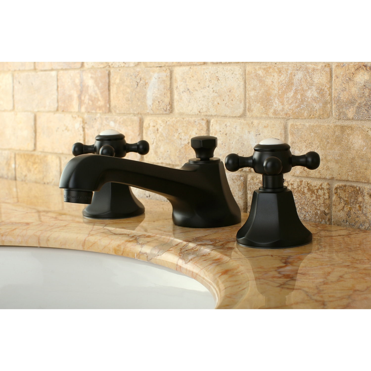 Kingston Brass KS4465BX 8 in. Widespread Bathroom Faucet, Oil Rubbed Bronze