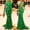 Green, variant on Babysbule Women's Dress Women's Solid Color Long Sleeve Lace Fashion Evening Long Dress
