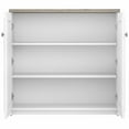 thumbnail image 4 of Pemberly Row Petite Armoire de Rangement avec Portes en Blanc et Gris, 4 of 7