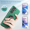 thumbnail image 4 of Hidden Series Galaxy S21+ Plus Case 5G,[No Fall-Off Kickstand] 360°Embedded Ring, 15Ft Military Grade Shockproof Protective Phone Case Designed for Samsung Galaxy S21 Plus 6.7 Inch, Green, 4 of 13