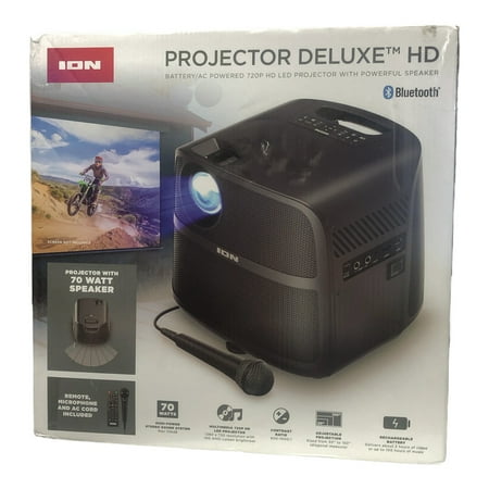 UPC: 0842655103299 | ION Audio Projector Deluxe HD Battery/AC Powered 720p HD LED Bluetooth-enabled