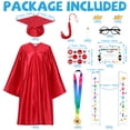 thumbnail image 7 of Alaiyaky Preschool Kindergarten Graduation Cap and Gown with Tassel & Certificate, Graduation Gown for Toddler Kids, 7 of 7