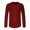 Mens T-Shirts Wine, variant on M-5X Mens Plus Size T-Shirts Big & Tall Long Sleeve Sun Protection UV Shirts Pullover Slim-Fit Solid Lightweight Athletic Workout Tees Tops