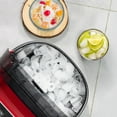 thumbnail image 3 of Costway Countertop Ice Maker 26.5lbs/Day Self-Cleaning Machine with Flip Lid Red, 3 of 10