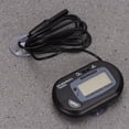 thumbnail image 2 of TEHAUX 1Set Fish Tank Temperature Gauge for Outdoor Use ABS Black Design, 2 of 6