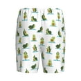 thumbnail image 5 of Naloa Cute Avocado Yoga Men's Short Pajama Pants, Lounge Comfort Shorts with Elasticized Waistband and Side Pockets - XX-Large, 5 of 9