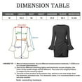 thumbnail image 2 of Vestido mini elegante ajustado de manga larga para mujer, regalo para mujer, 2 of 7