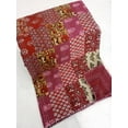 thumbnail image 3 of Patchwork Floral Kantha Bedding Floral Print Kantha Throw Queen Quilt Cotton Light Weight Winter Summer Vintage Blanket Bedding Bedspread, 3 of 4