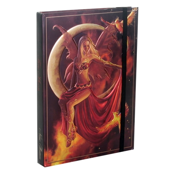 Dragon Fantasy Flame Blade Notebook w/ Strip 6" X 8" Size 100 Cotton Pages 