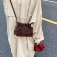 thumbnail image 4 of SPEKSEE Women Vintage Suede Handbags Tote Handbag Drawstring Bucket Bag Slouchy Crossbody Shoulder Bag Satchel Everyday Purse, 4 of 8