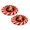 2Pack Red2, variant on 2Pcs 31.5 Inch 3D Visual Rug Santa Up Design Festive Doormat For Xmas Indoor Outdoor Use For Front Door Bathroom Kitchen Holiday Season Carpet With Fille Santa Carpet