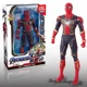 thumbnail image 4 of 1 juego de figuras de acción de Marvel, Spiderman, Hulk, Ironman, Capitán, PVC, articulaciones móviles, muñeco luminoso, modelo de colección, juguete, regalo para niño, 4 of 5