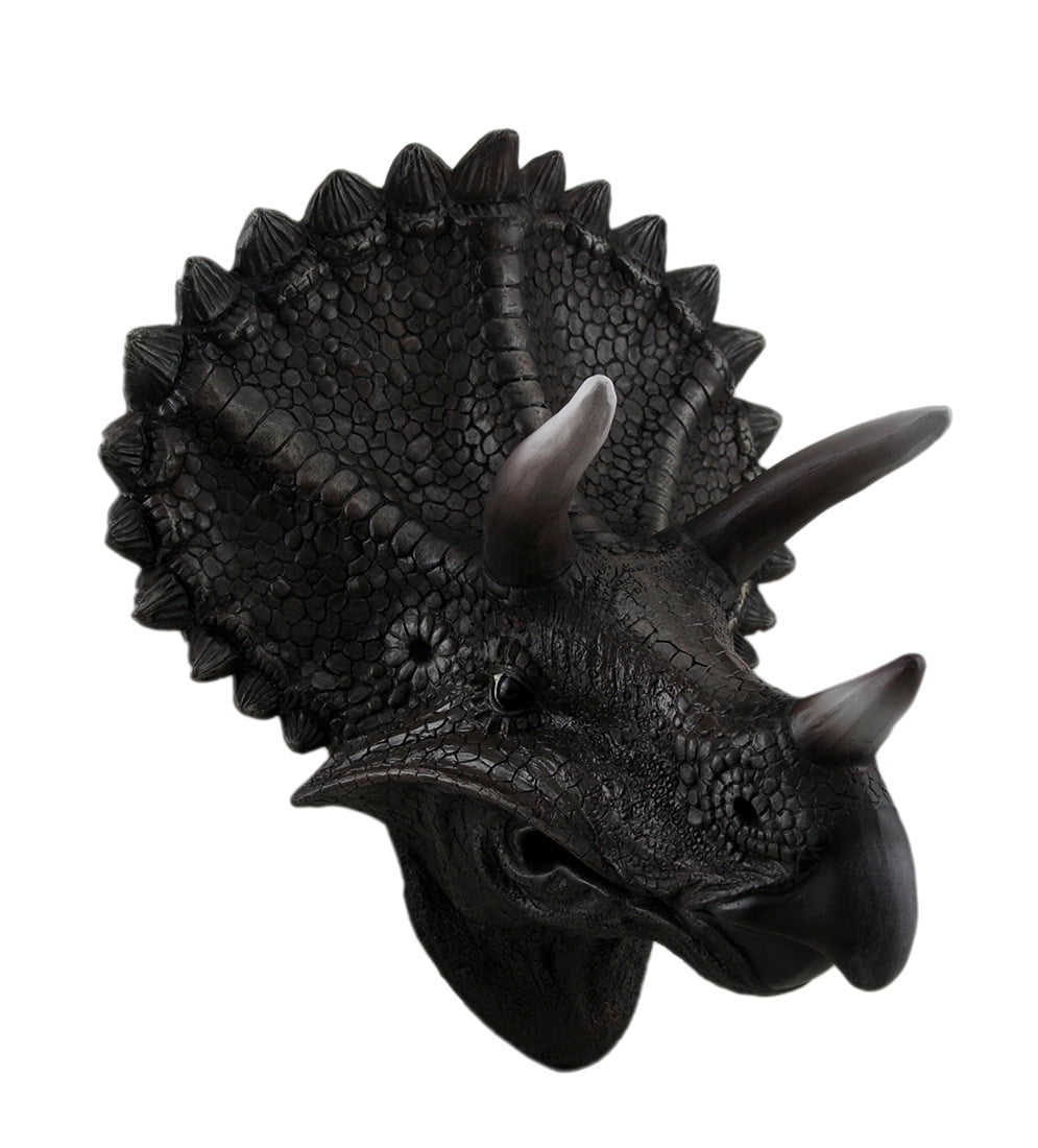 Ebros Gift Prehistoric Jurassic Dinosaur Triceratops Wall Head Large 15.25" H 