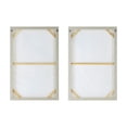 thumbnail image 3 of Benjara Nir 23 x 35 Set of 2 Palm Leaf Wall Art - Black Gold/Gray Wood, 3 of 6