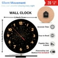 thumbnail image 3 of Elegant LED Wall Clock with Modern Design for Home 10-Inch Silent Wooden Wall Clock, Battery Operated (AA Batteries Not Included), Artistic Home Decor, 3 of 7
