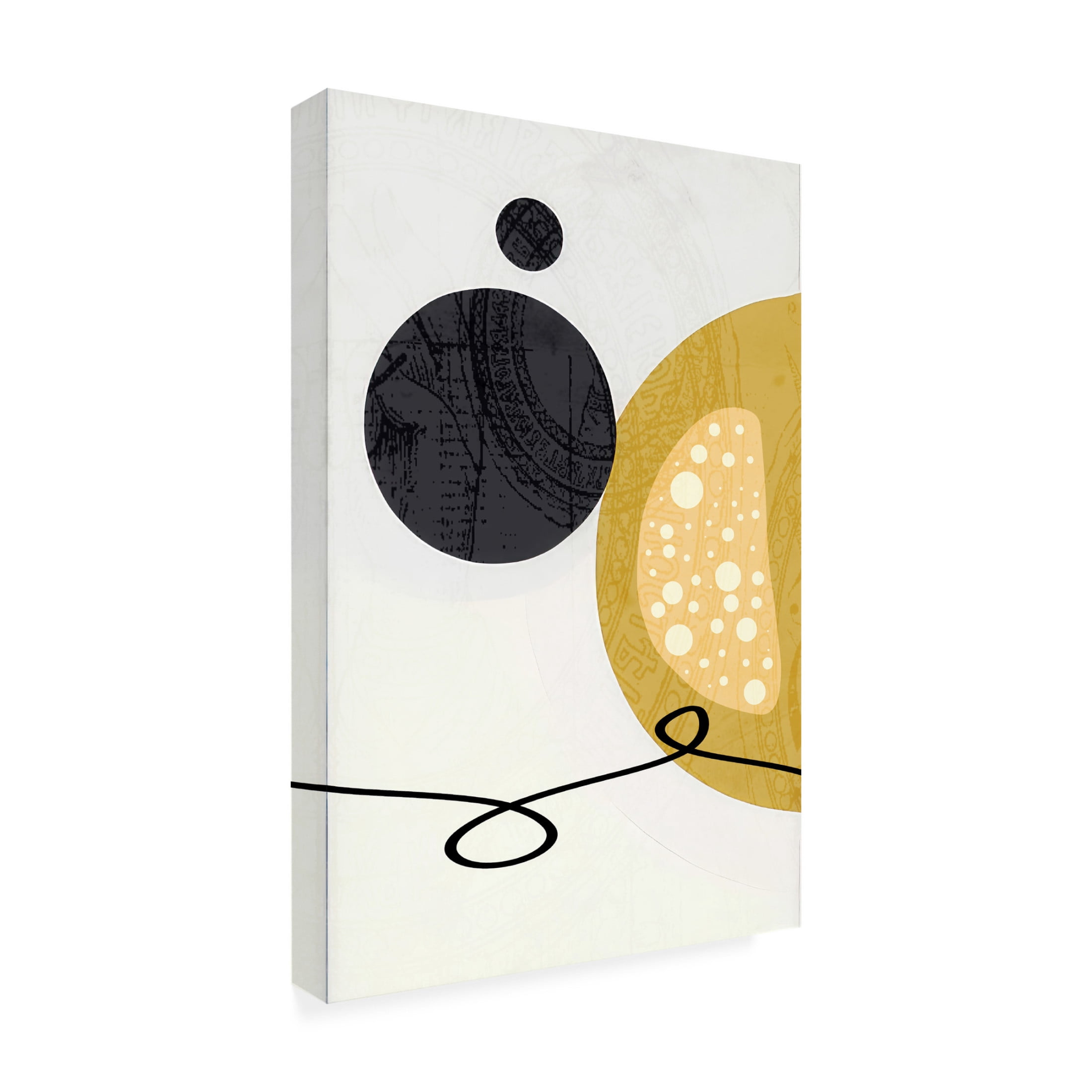 Canvas Wall Art - FootePrint Art 'Genesis' Wall Art for Living Room, Bedroom, or Office Décor by Trademark Fine Art - 22 x 32 Inches