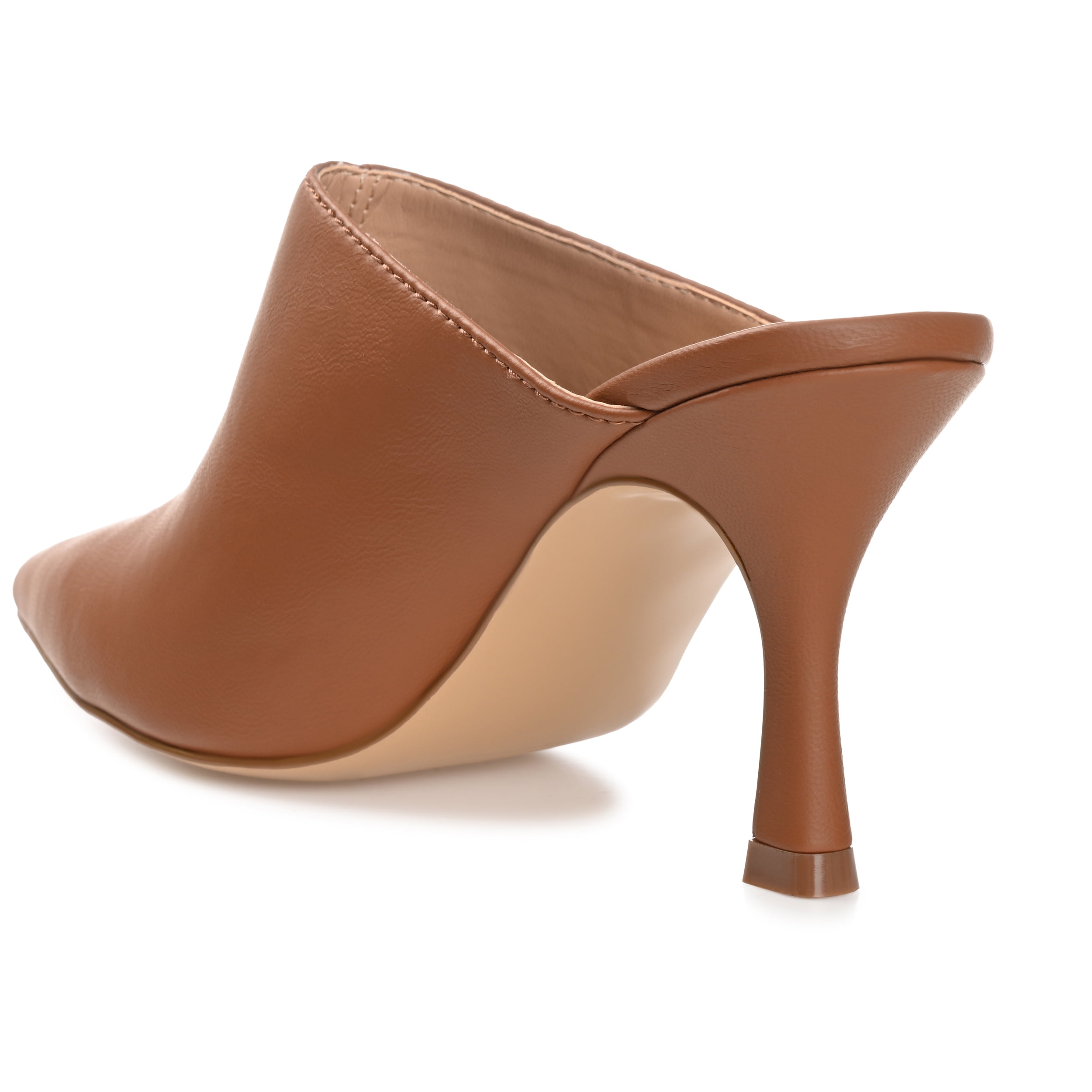 Journee Womens Shiyza Mules High Stiletto Pointed Toe Pumps