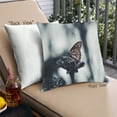 thumbnail image 1 of Ahgly Company Coussin d'Extérieur Papillon Insectes, 18 Pouces par 18 Pouces, 1 of 6