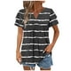 thumbnail image 1 of Camisas de Cuello de Tripulación de Manga Corta para las Mujeres Plisado Mangas de Ruffle, Cuello Redondo Casual Primavera Y Blusa de Verano, 1 of 7