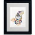 thumbnail image 2 of Trademark Art 'Blue Fish' Framed Matted Art by Pat Saunders-White, 2 of 2