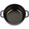 thumbnail image 3 of Staub Cast Iron 3.75-qt Essential French Oven - Dark Blue, 3 of 6