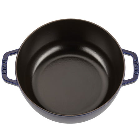 Staub - Cast Iron 3.75-qt Essential French Oven - Dark Blue