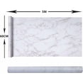 thumbnail image 2 of Adhesive Contact Paper for Countertops, Gray White Peel Stick Kitchen Countertop Vinyl Wrap, Heat Resistant with Realistic Marble Design for Easy Cleaning, 2 of 5