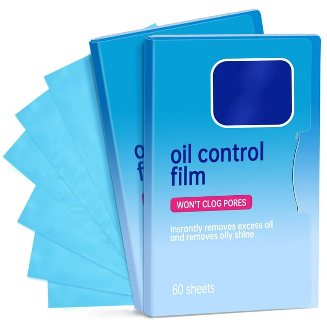 Toallitas secantes con aceite COMFYTOUCH (120 hojas x 2) para piel grasa