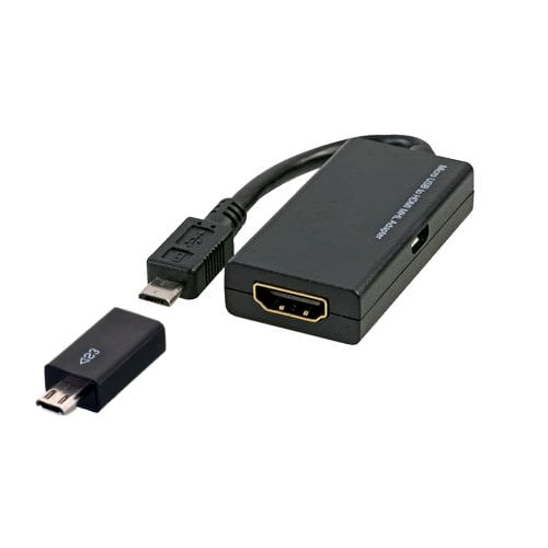 ekstensivt navigation Indsigt Kentek Micro USB 11 Pin to HDMI Female MHL Adapter M/F SmartPhone to HDTV  TV Monitor for Samsung Galaxy Note 2 3 S3 S4 S5 Mega S4 Active S4 Zoom -  Walmart.com