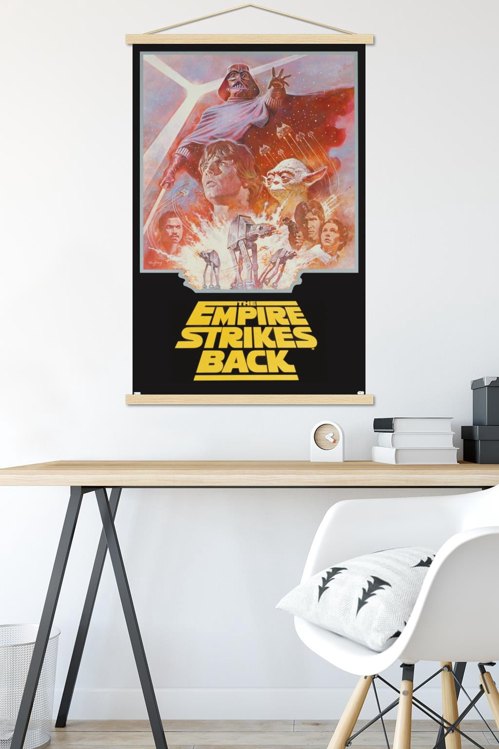 Star Wars: The Empire Strikes Back - Group One Sheet Wall Poster with Magnetic Frame, 22.375" x 34"