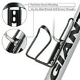 thumbnail image 5 of Universal Water Bottle Bike Cage Lightweight Aluminum Alloy Bicycle Brackets for MTB Road - Black, 5 of 7