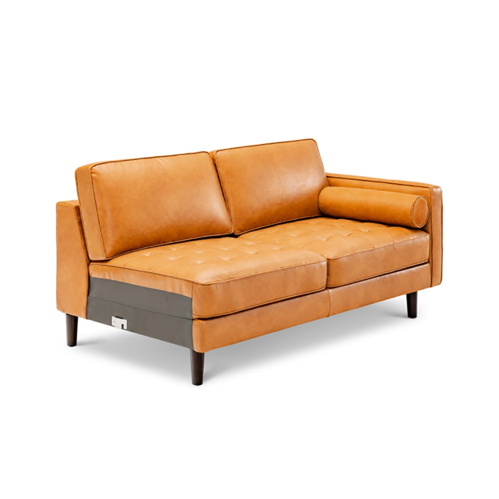 Finihen L-Shaped Sectional Sofa Couch, Sofa Bed, 3-Seat L-Shaped Sectional Sofa Couch, for Living Room, Brown Finihen L-Shaped Sectional Sofa Couch, Sofa Bed, 3-Seat L-Shaped Sectional Sofa Couch, for Living Room, Brown