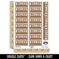 thumbnail image 2 of Billed with Blank Space Fill-in Invoiced Sticker Set - Brown - Gloss Finish - 2.00" Large, 2 of 7