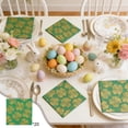thumbnail image 4 of Easter Party Napkins with Four-Leaf Clover Design for Holiday Dining and Decorative Table Settings, 4 of 6