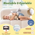 thumbnail image 3 of MorisMos Heatable & Coolable Wolf Stuffed Animals Set,Weighted Microwavable/Freezable Cuddly Stuffed Wolf Pair,Long-Arms Hugging Wolf Plush Toys, 3 of 7